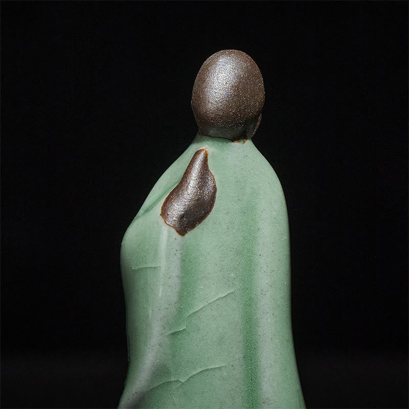 Buddha Stones Meditation Monk Ceramic Statue Serenity Home Decoration - image 48