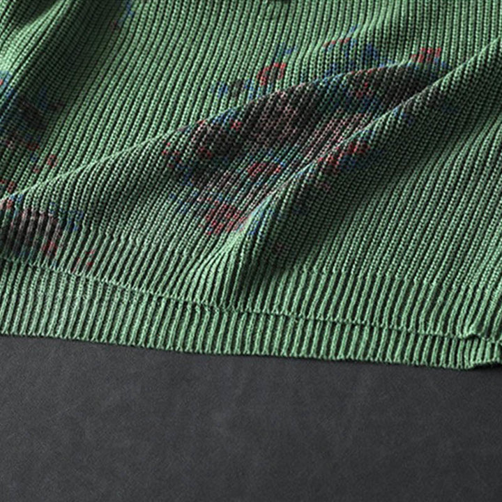 Buddha Stones Women's Knitted Floral Cotton Long Sleeve Hooded Sweater - image 19