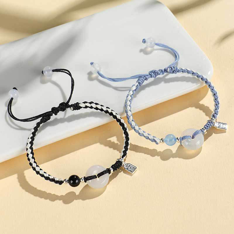 Buddha Stones Green Aventurine Agate Peace Buckle Luck Bracelet - image 20