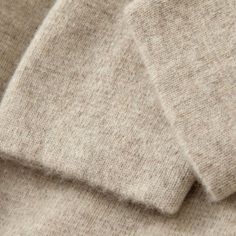 Buddha Stones Winter Solid Color Chinese Frog-Button Men's Wool Long Sleeve Sweater - image 15