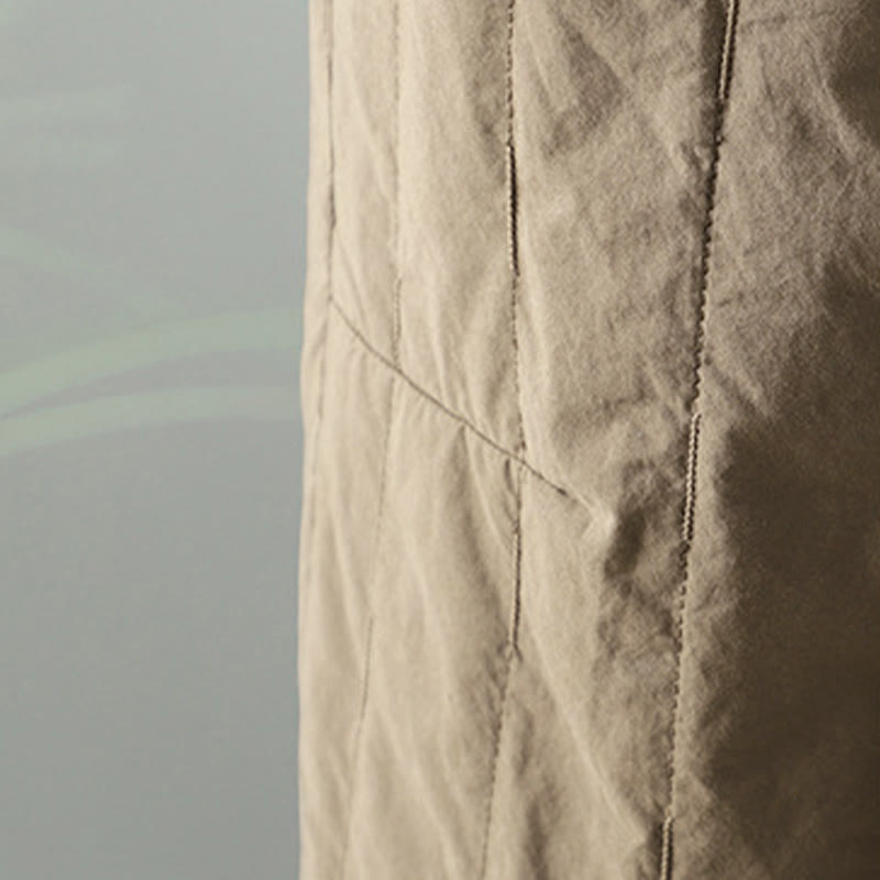 Buddha Stones Straight Lines Stripes Cotton Women's Harem Pants With Pockets - image 4