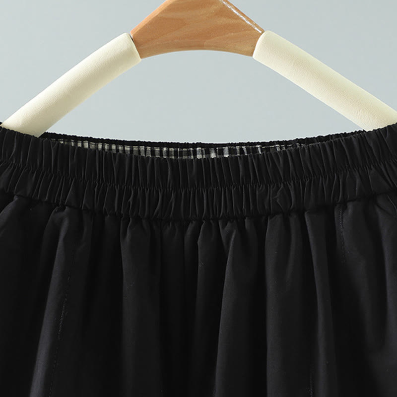 Buddha Stones Straight Lines Stripes Cotton Women's Harem Pants With Pockets - image 7