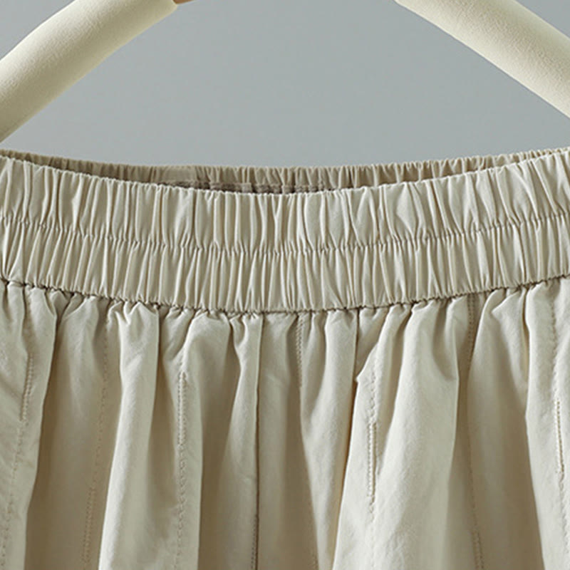 Buddha Stones Straight Lines Stripes Cotton Women's Harem Pants With Pockets - image 14