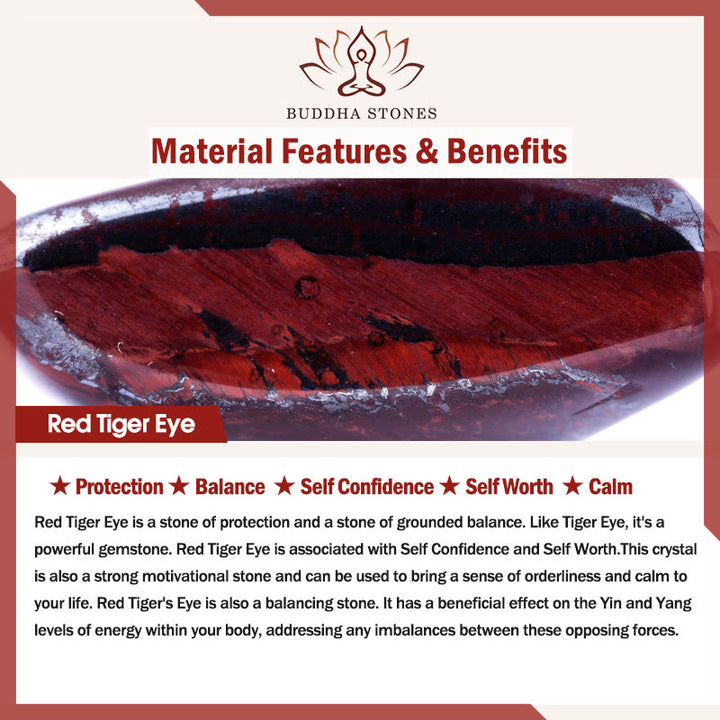 Buddha Stones Golden Tiger Eye Red Tiger Eye Heart Charm Strength Key Chain Phone Hanging Decoration - image 9