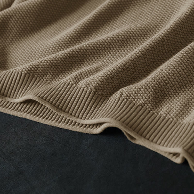 Buddha Stones Fall Colorful Buttons V-Neck Cotton Women's Long Sleeve Knitted Sweater - image 5