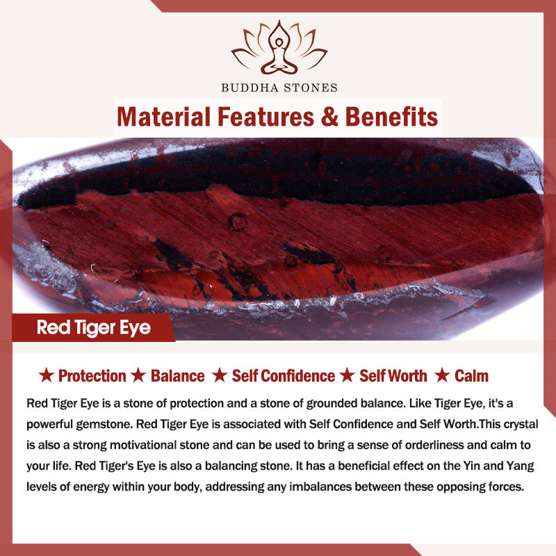 Buddha Stones Various Tiger Eye Alloy Balance Bracelet - image 5