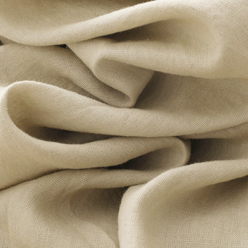 Buddha Stones Fall Commute Plain Buttons Design Long Sleeve Cotton Midi Dress With Pockets - image 14