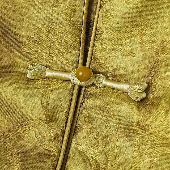 Buddha Stones Frog-Button Traditional Chinese Patterns Women's Long Sleeve Thickened Jacket  - image 15