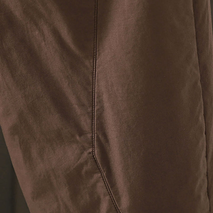 Buddha Stones Plain Cotton Women's Harem Thermal Pants With Pockets - image 11