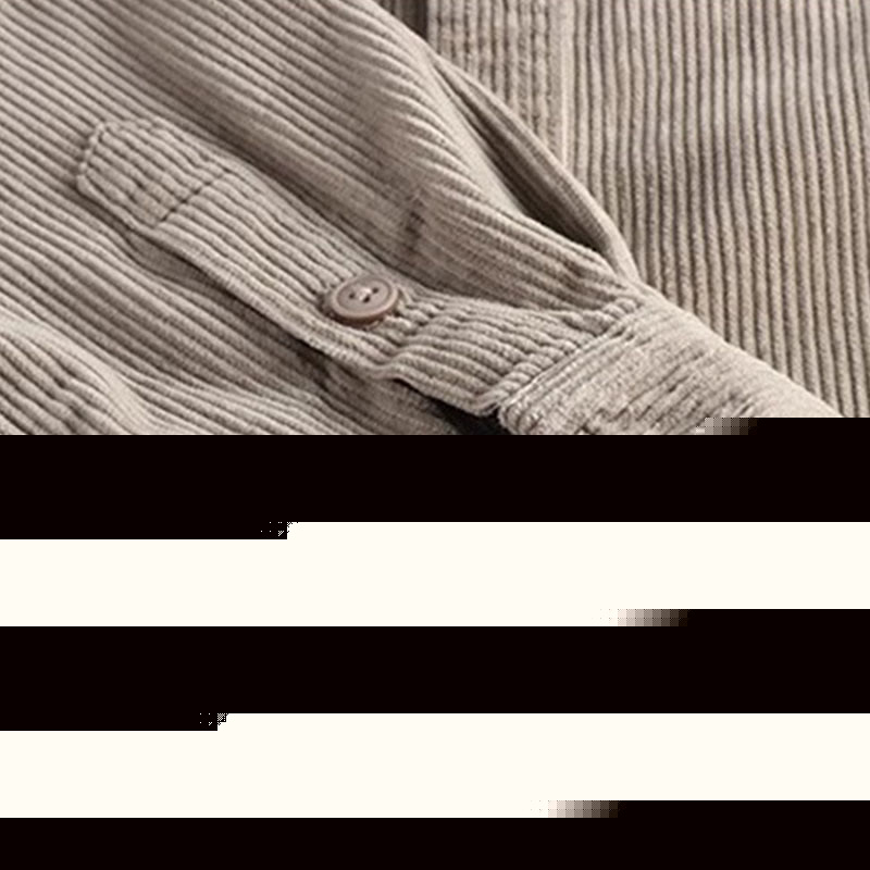 Buddha Stones Solid Color Single Breasted Buttons Men's Long Sleeve Thickened Jacket With Pockets - image 4