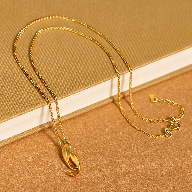 Buddha Stones Double Koi Fish 24k Gold Plated Brass Chain Wealth Necklace Pendant - image 4