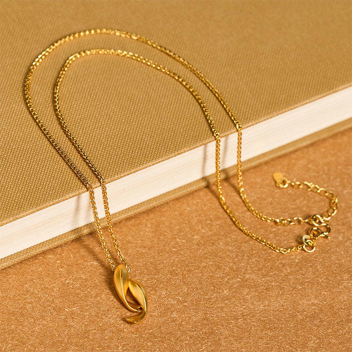 Buddha Stones Double Koi Fish 24k Gold Plated Brass Chain Wealth Necklace Pendant - image 4