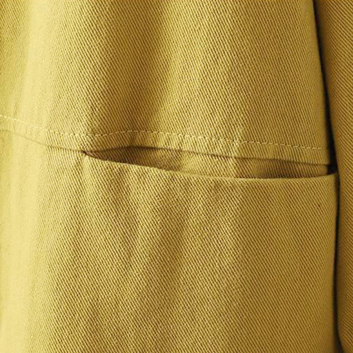 Buddha Stones Fall Button Down Women's Cotton Long Sleeve Outerwear Jacket With Pockets - image 16