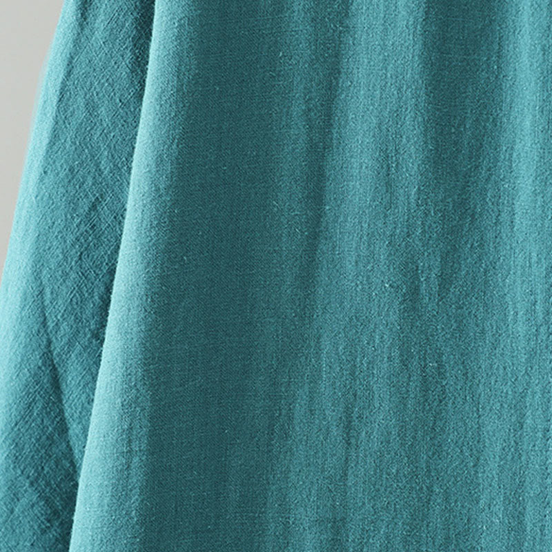 Buddha Stones Vintage Winter Frog-Button Cotton Long Sleeve Women's Thermal Jacket - image 12