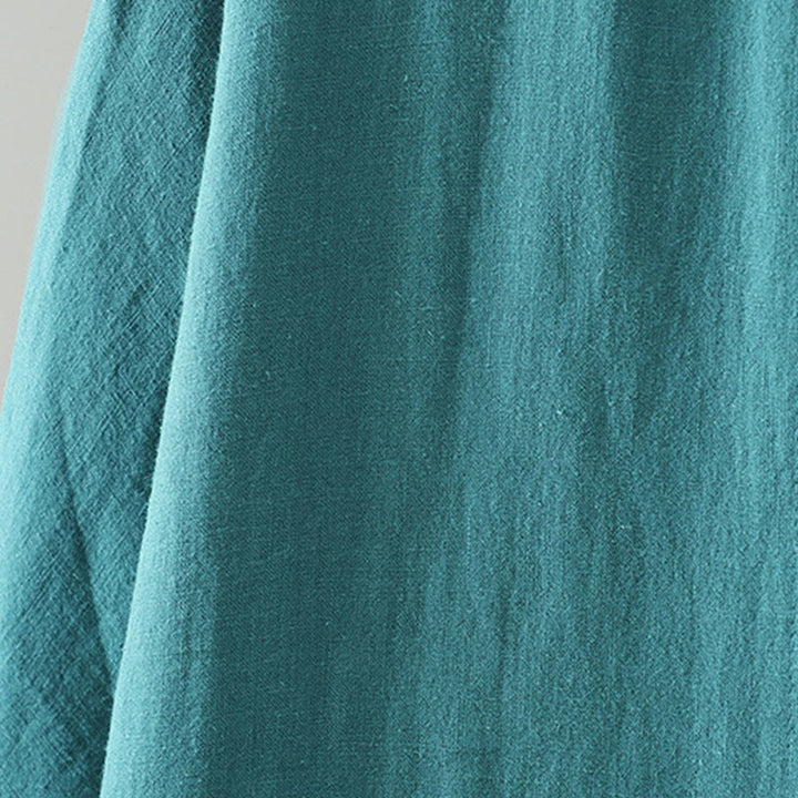 Buddha Stones Vintage Winter Frog-Button Cotton Long Sleeve Women's Thermal Jacket - image 12