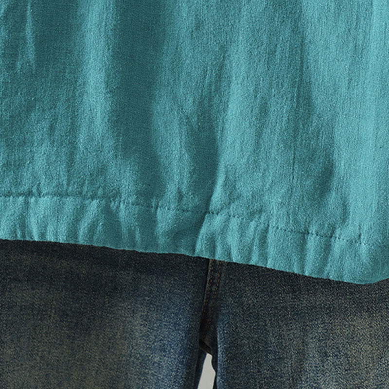 Buddha Stones Vintage Winter Frog-Button Cotton Long Sleeve Women's Thermal Jacket - image 11