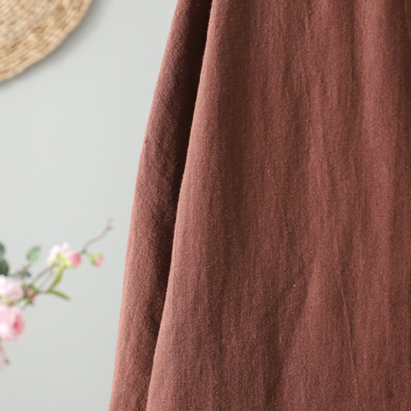 Buddha Stones Vintage Winter Frog-Button Cotton Long Sleeve Women's Thermal Jacket - image 28