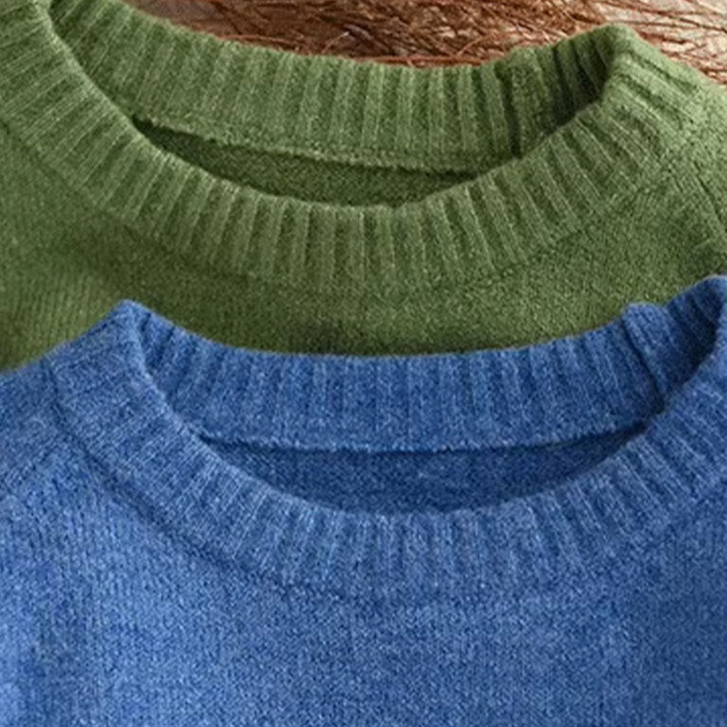 Buddha Stones Winter Crew Neck Warm Long Sleeve Women's Cotton Knitted Sweater - image 7