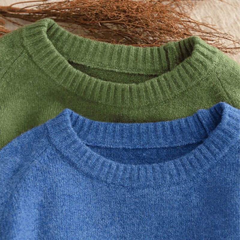 Buddha Stones Winter Crew Neck Warm Long Sleeve Women's Cotton Knitted Sweater - image 6