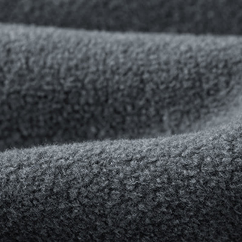 Buddha Stones Fall Winter Zipper Design Fleece Lined Long Sleeve Cotton Men's Hoodie - image 7