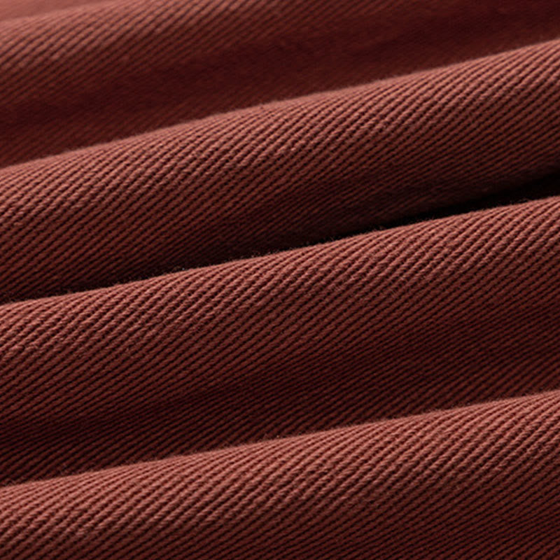 Buddha Stones Spring Men's Embroiderd Flower Pattern Patchwork Cotton Pants With Pockets - image 12