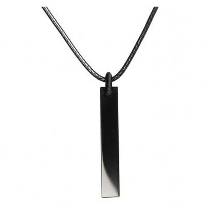 Buddha Stones Black Obsidian Blue Sandstone Transformation Necklace Pendant - image 4