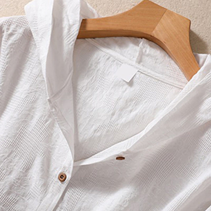 Buddha Stones Fall Jacquard Buttons Down Design Cotton Long Sleeve Women's Hoodie - image 21