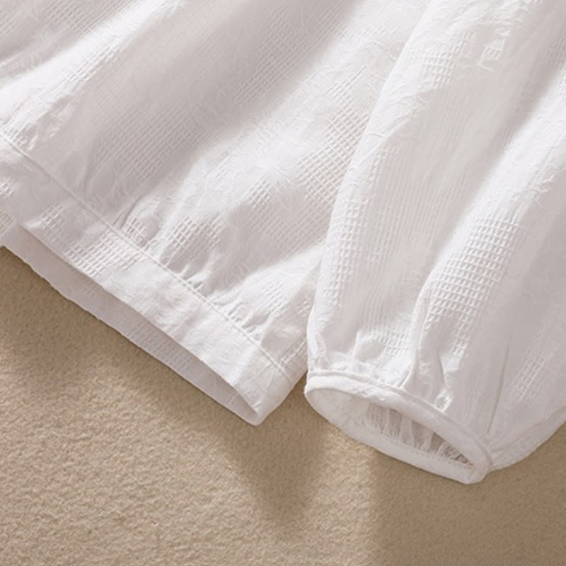 Buddha Stones Fall Jacquard Buttons Down Design Cotton Long Sleeve Women's Hoodie - image 27