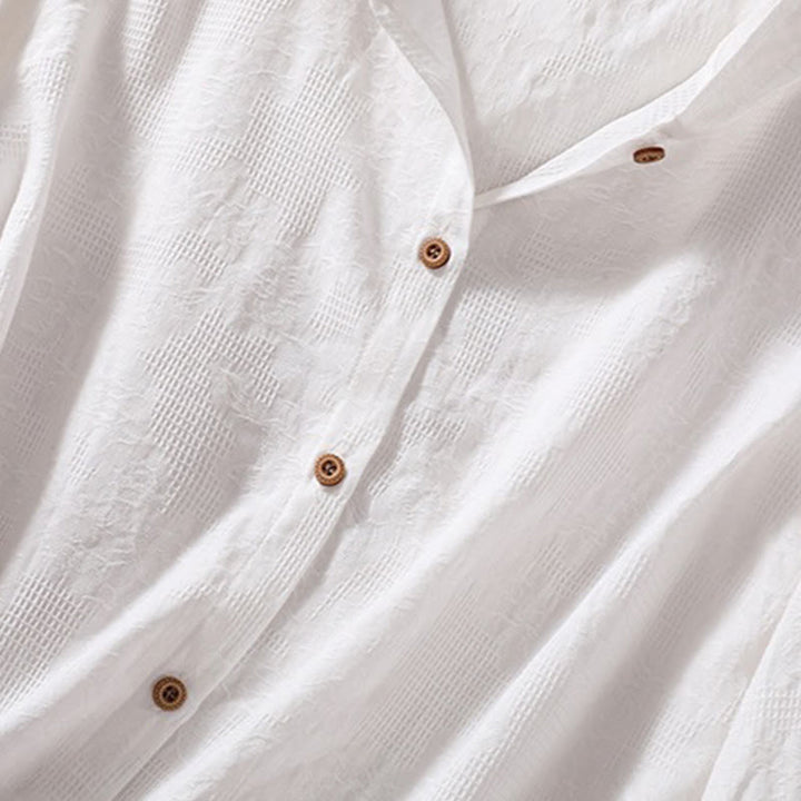 Buddha Stones Fall Jacquard Buttons Down Design Cotton Long Sleeve Women's Hoodie - image 23