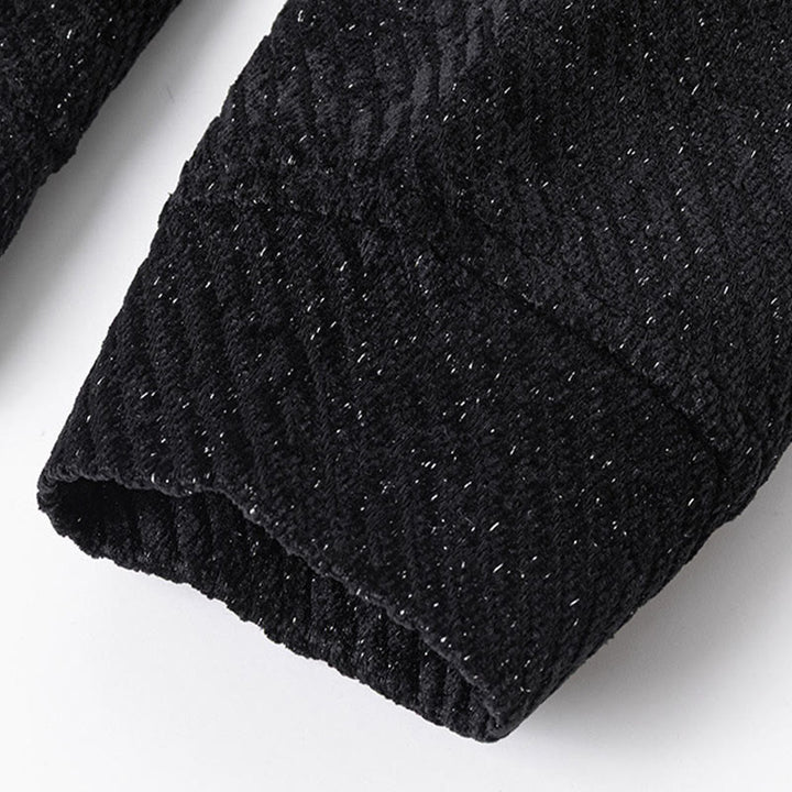 Buddha Stones Fall Crew Neck Stripes Button Men's Sweatshirt Pullover - image 9