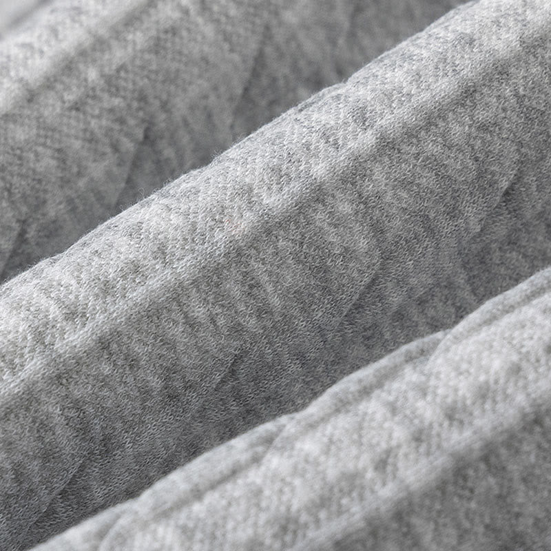 Buddha Stones Fall Winter Buttons Twisted Design Long Sleeve Men's Hoodie - image 6