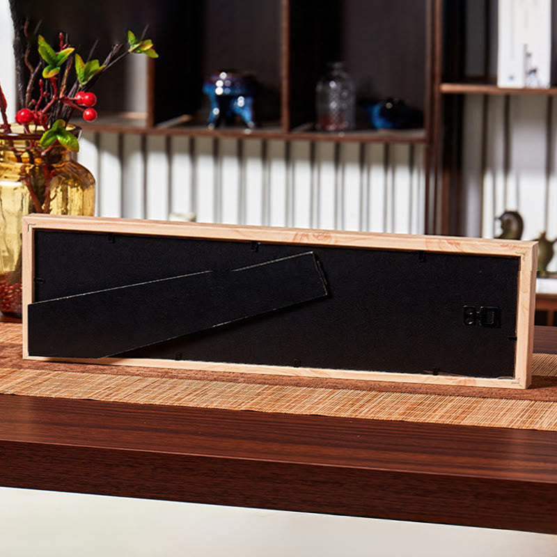 Buddha Stones Green Crystal Bagua Koi Fish Yin Yang Symbol Golden Ingot Photo Frame Ornament Home Decor - image 14