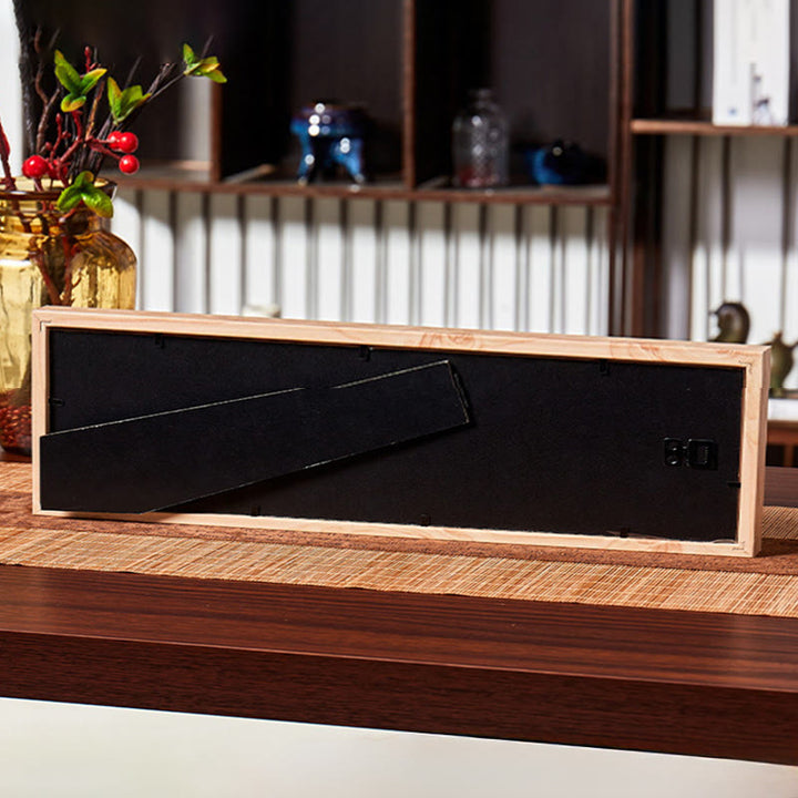 Buddha Stones Green Crystal Bagua Koi Fish Yin Yang Symbol Golden Ingot Photo Frame Ornament Home Decor - image 14