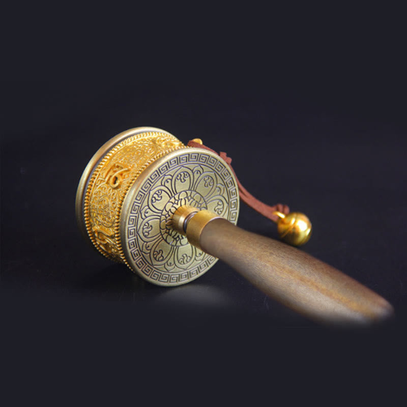 Tibetan Lucky Prayer Wheel Six True Words Decoration - image 2