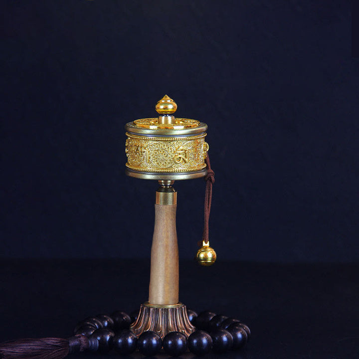Tibetan Lucky Prayer Wheel Six True Words Decoration - Prayer Wheel - image 0