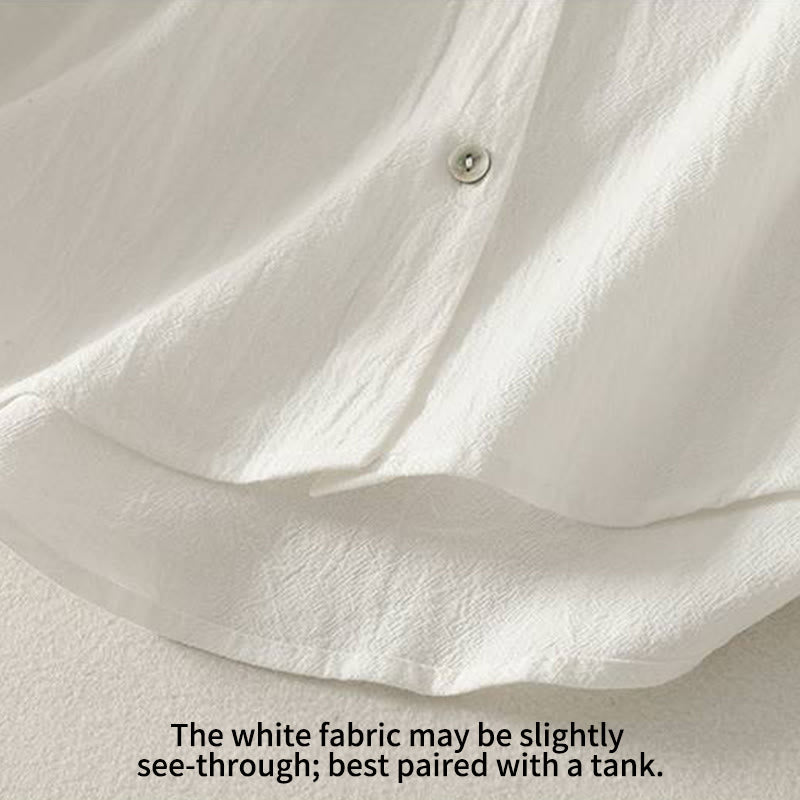 Buddha Stones Fall Crew Collar Long Sleeve Women's Polyester Shirt With Pockets - image 20