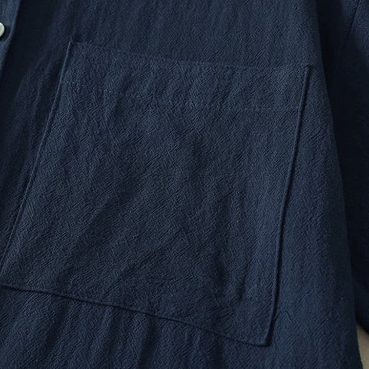 Buddha Stones Fall Crew Collar Long Sleeve Women's Polyester Shirt With Pockets - image 5