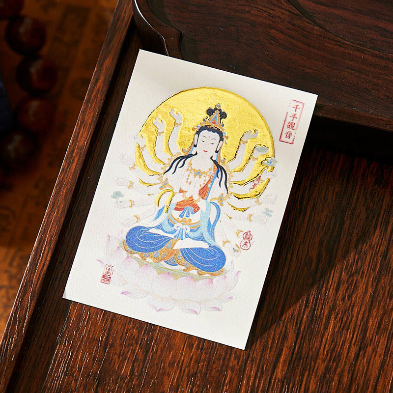 Buddha Stones Chinese Zodiac Natal Buddha Copper Coins Sachet Blessing Hanging Decoration - image 3