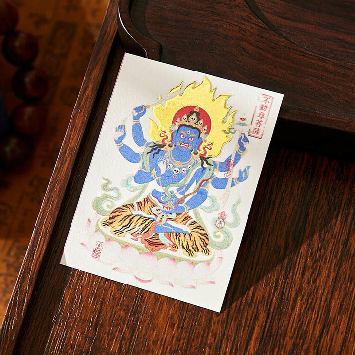 Buddha Stones Chinese Zodiac Natal Buddha Mountain Ghosts Spend Money Copper Coins Sachet Hanging Decoration - image 7