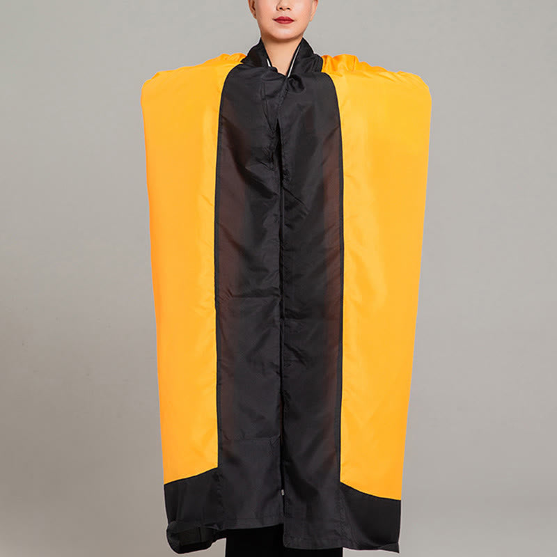 Buddha Stones Wudang Solid Color Long Wide Sleeve Unisex Taoist Robe Kimono For Qigong Tai Chi Ceremony - image 3