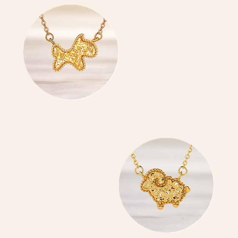 Buddha Stones Year Of The Horse Chinese Zodiac 925 Sterling Silver Coin Design Blessing Chain Necklace Pendants - image 36