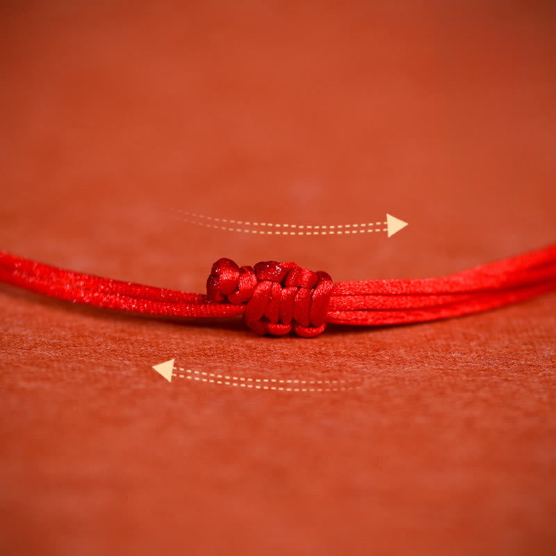 Buddha Stones Red String Peach Wood Bead Bell Strength Adjustable Cats Small Dogs Pet Collar - image 10