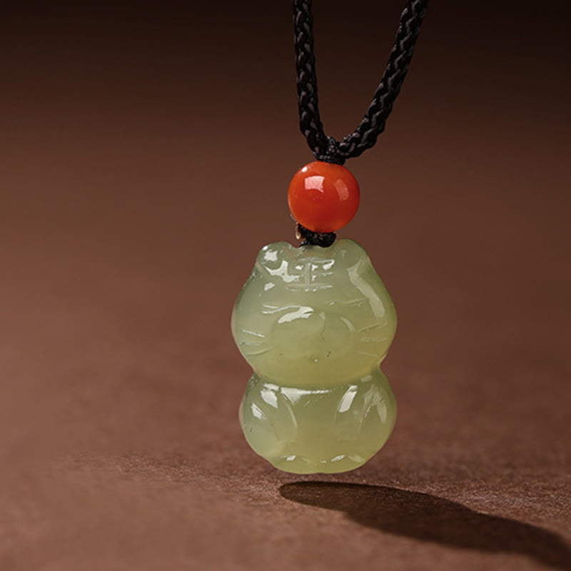 Buddha Stones Chinese Zodiac Year Of The Horse Jade South Red Agate Prosperity Necklace Pendants - Tiger - image 8