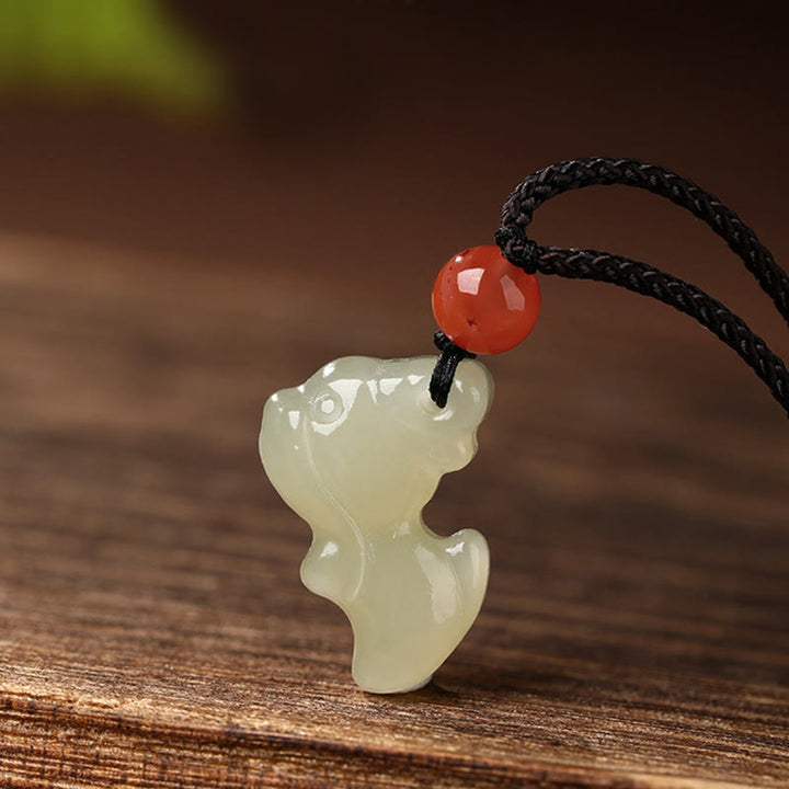 Buddha Stones Chinese Zodiac Year Of The Horse Jade South Red Agate Prosperity Necklace Pendants - image 11