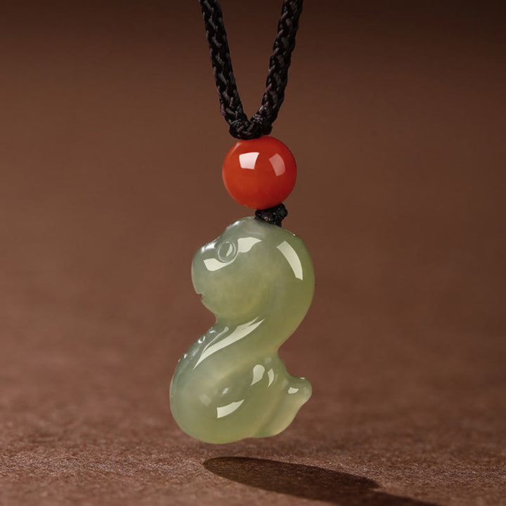 Buddha Stones Chinese Zodiac Year Of The Horse Jade South Red Agate Prosperity Necklace Pendants - image 22