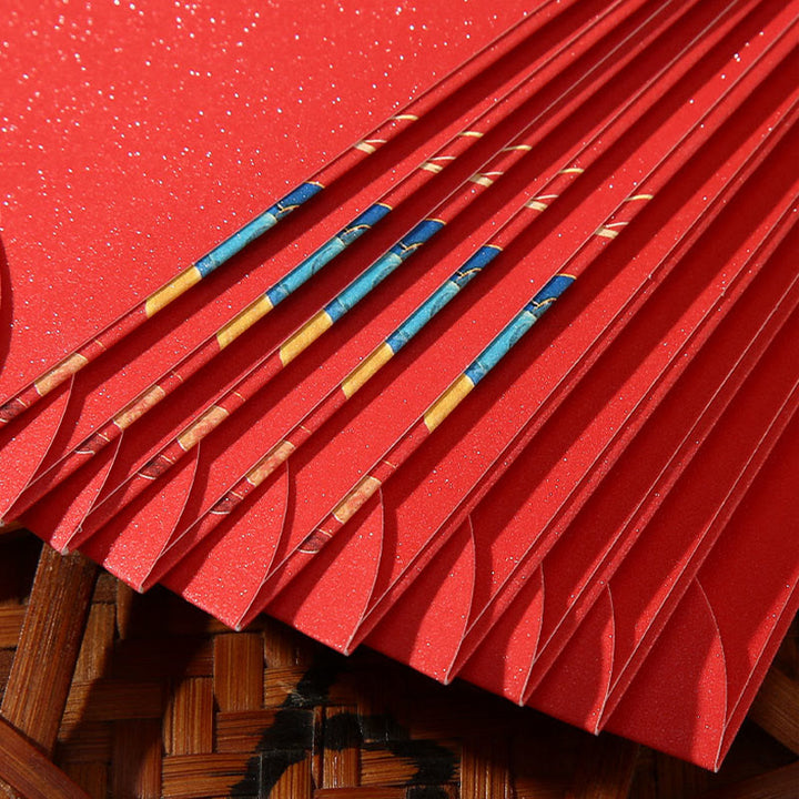 Buddha Stones Year Of The Horse 2026 New Year Blessings 6pcs Chinese Red Envelope - image 6