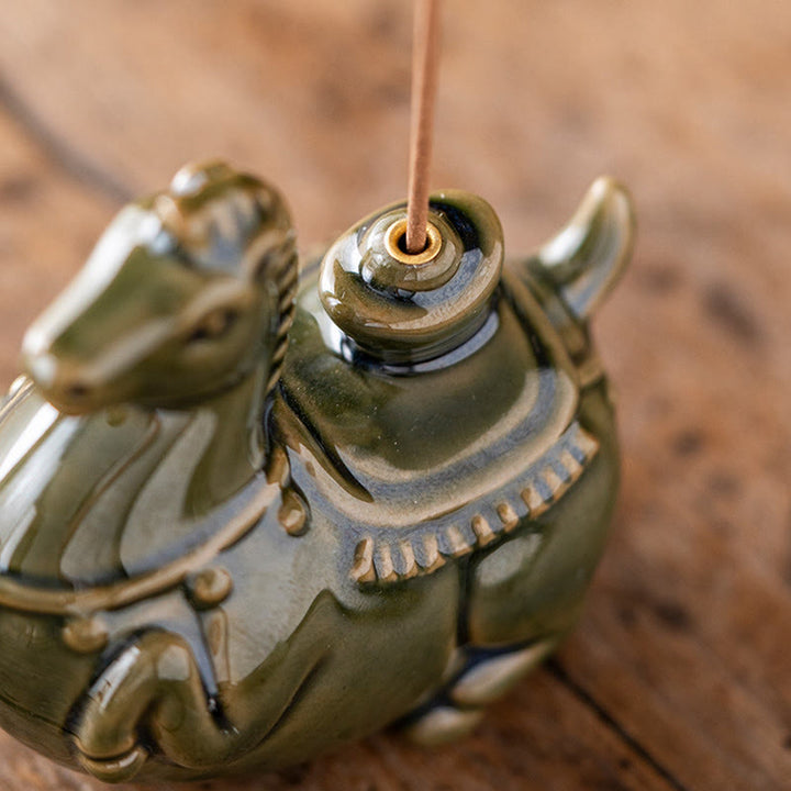 Buddha Stones Year Of The Horse 2026 New Year Ingot Luck Incense Burner - image 8