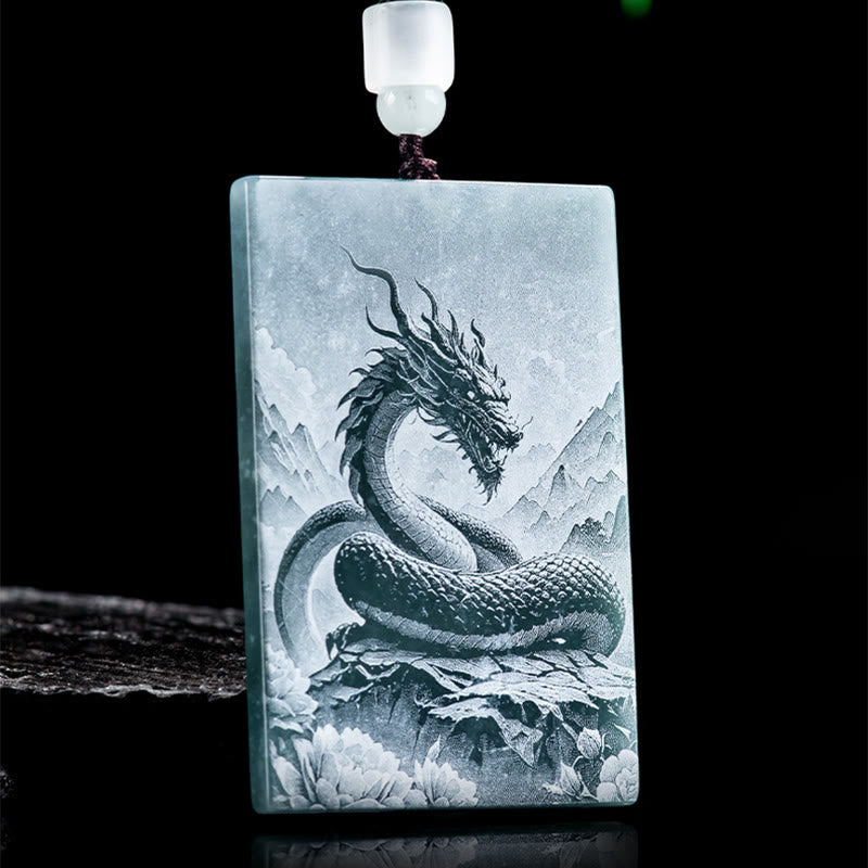 Buddha Stones Year Of The Horse Chinese Zodiac Engraving Jade Abundance Necklace Pendants - image 15