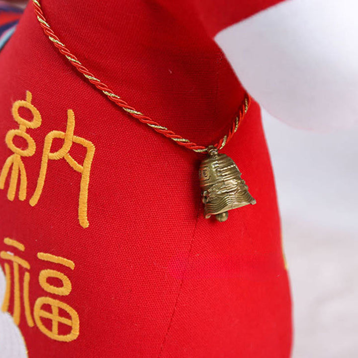 Buddha Stones Year of the Horse Copper Red String Fu Character Home Decoration - image 21
