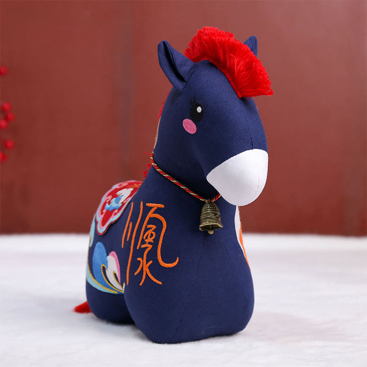 Buddha Stones Year of the Horse Copper Red String Fu Character Home Decoration - image 25